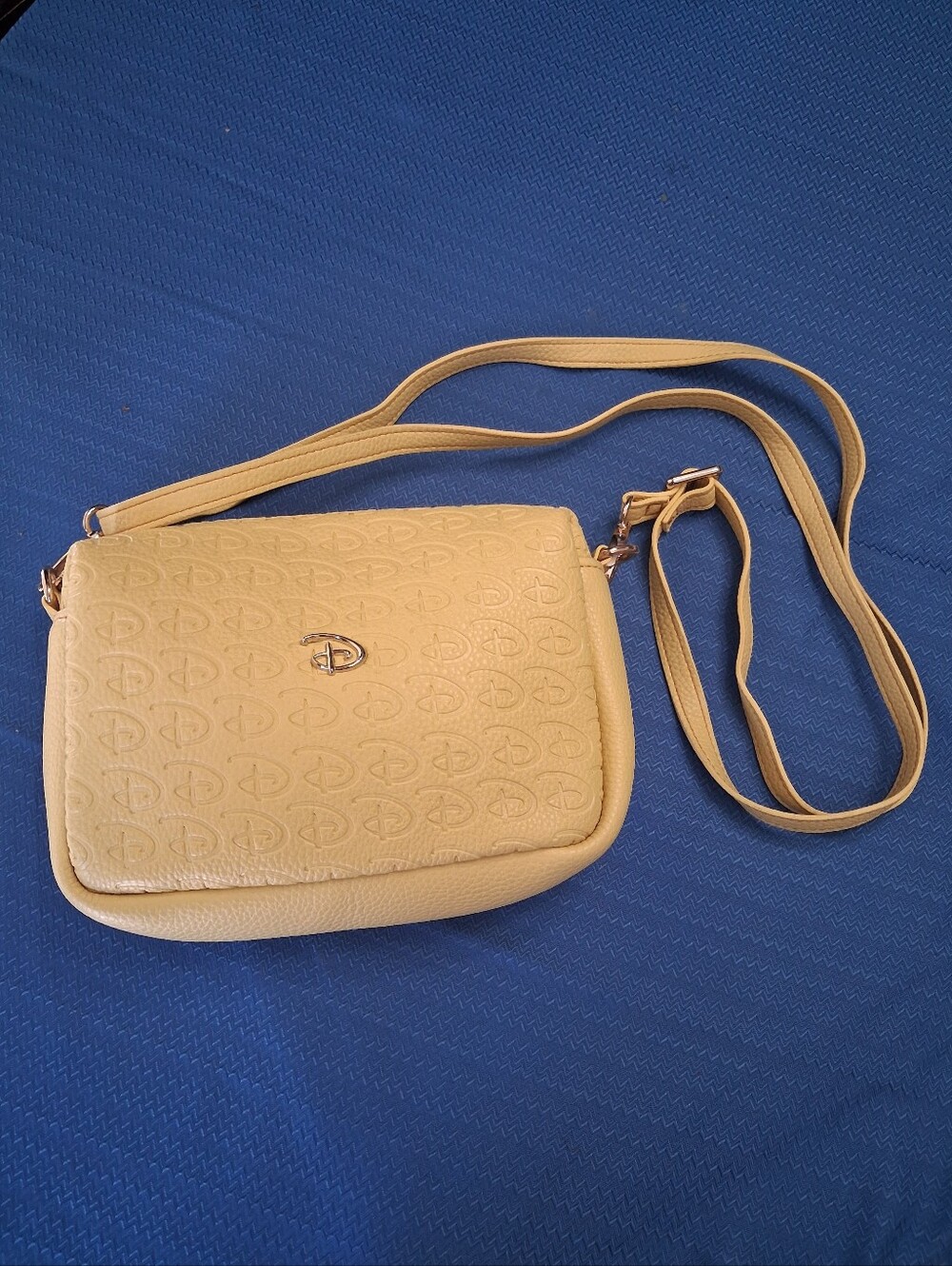 Disney Embossed Buckle Down Zip Crossbody Purse